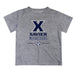 Xavier Musketeers Vive La Fete Soccer V1 Heather Gray Short Sleeve Tee Shirt