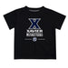 Xavier Musketeers Vive La Fete Soccer V1 Black Short Sleeve Tee Shirt