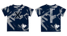 Xavier University Musketeers Vive La Fete Boys Game Day Blue Short Sleeve Tee Paint Brush - Vive La Fête - Online Apparel Store