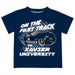 Xavier University Musketeers Vive La Fete Fast Track Boys Game Day Blue Short Sleeve Tee