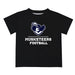 Xavier University Musketeers Vive La Fete Football V1 Black Short Sleeve Tee Shirt