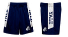 Yale Bulldogs Vive La Fete Game Day Navy Stripes Boys Solid White Athletic Mesh Short - Vive La Fête - Online Apparel Store