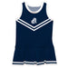 Yale Bulldogs Vive La Fete Game Day Navy Sleeveless Cheerleader Dress