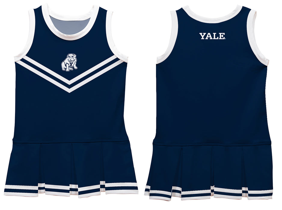 Yale Bulldogs Vive La Fete Game Day Navy Sleeveless Cheerleader Dress - Vive La Fête - Online Apparel Store