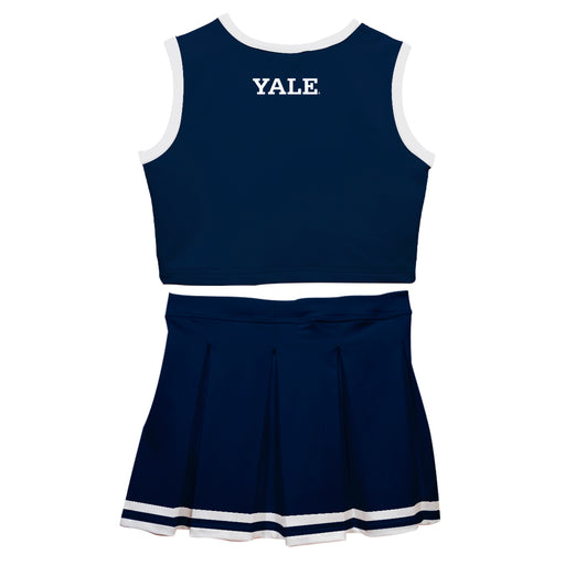 Yale Bulldogs Vive La Fete Game Day Navy Sleeveless Cheerleader Set - Vive La Fête - Online Apparel Store