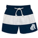 Yale Bulldogs Vive La Fete Navy White Stripes Swimtrunks V2