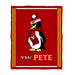 Youngstown State University Penguins Vive La Fete Kids Game Day Red Plush Soft Minky Blanket 36 x 48 Mascot