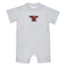 Youngstown State Penguins Embroidered White Knit Short Sleeve Boys Romper