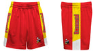 Youngstown State Penguins Vive La Fete Game Day Red Stripes Boys Solid Yellow Athletic Mesh Short - Vive La Fête - Online Apparel Store
