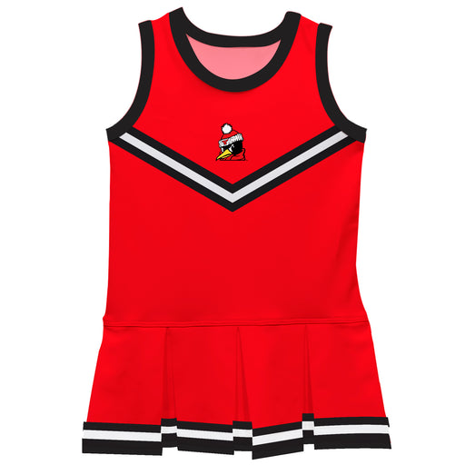Youngstown State Penguins Vive La Fete Game Day Red Sleeveless Cheerleader Dress