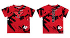 Youngstown State Penguins Vive La Fete Boys Game Day Red Short Sleeve Tee Paint Brush - Vive La Fête - Online Apparel Store