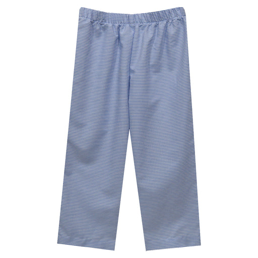 Light Blue Stripe Boys Pull On Pants - Vive La Fête - Online Apparel Store