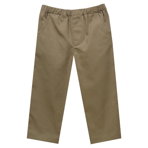 Khaky Twill Boys Pull On Pant with Pockets - Vive La Fête - Online Apparel Store