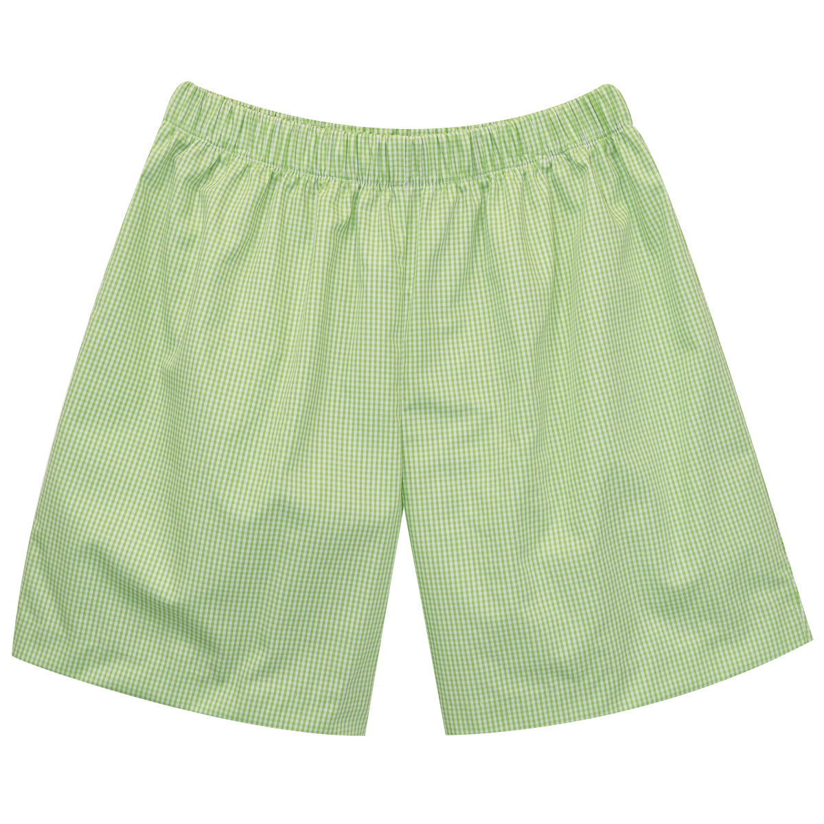 Green Check Boys Pull On Short — Vive La Fête - Online Apparel Store