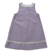 Stripe Lavender Seerscker Sleeveless Shift Dress - Vive La Fête - Online Apparel Store