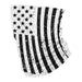 Us Star Flag Black and White Neck Gaiter - Vive La Fête - Online Apparel Store