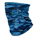 Ocean Blue Camo Neck Gaiter - Vive La Fête - Online Apparel Store