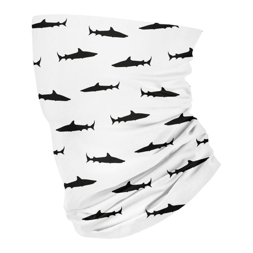 Great Mako White & Black Neck Gaiter - Vive La Fête - Online Apparel Store