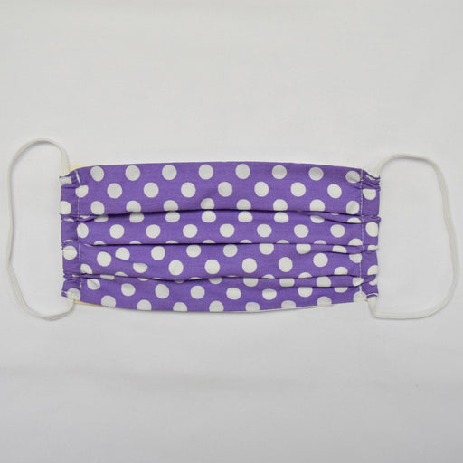 Purple Polka Dots Mask - Vive La Fête - Online Apparel Store