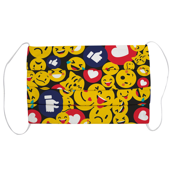 Yellow Emoji Dust Mask - Vive La Fête - Online Apparel Store