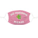 No Hugging Please Pink Face Mask - Vive La Fête - Online Apparel Store