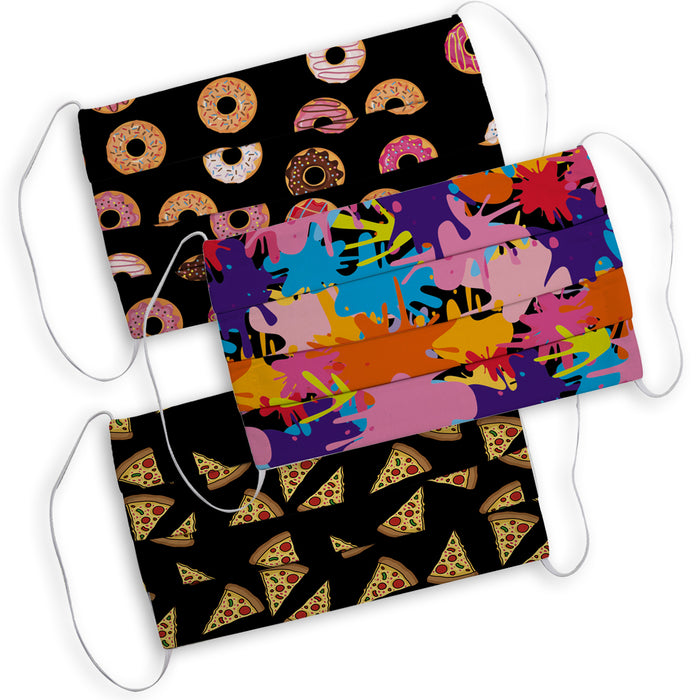 Piiza And Donuts Dust Mask Set - Vive La Fête - Online Apparel Store