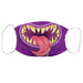 Fun Monster Smile Purple Dust Mask - Vive La Fête - Online Apparel Store