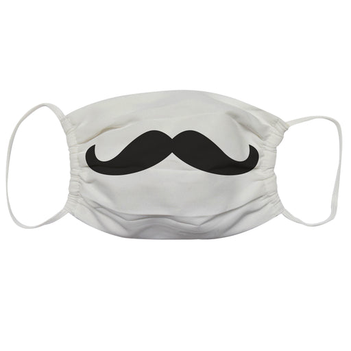 Moustache White Dust Mask - Vive La Fête - Online Apparel Store
