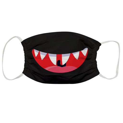 Spooky Monster Smile Black Dust Mask - Vive La Fête - Online Apparel Store