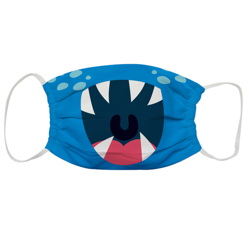 Spooky Monster Smile Blue Dust Mask - Vive La Fête - Online Apparel Store