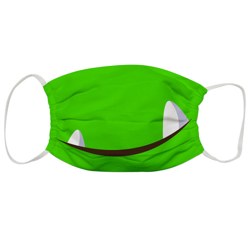 Spooky Monster Smile Green Dust Mask - Vive La Fête - Online Apparel Store