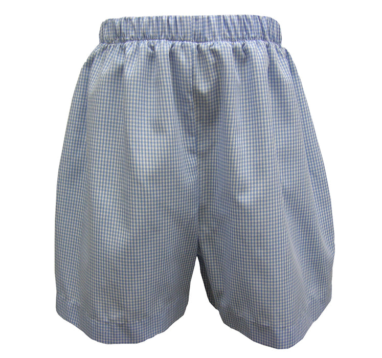 Lt. Blue Ck, Pull On Short