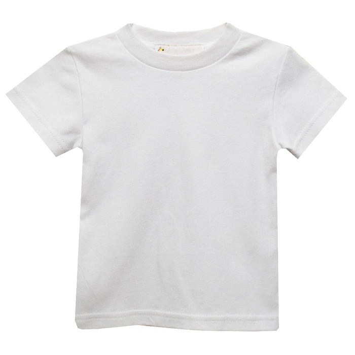 White Knit Boys Tee Shirt Short Sleeve