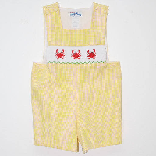 Crabs Smocked Sunsuit
