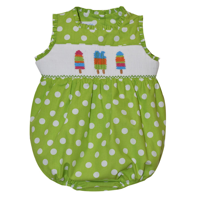 Lollipop Smocked Girls Bubble