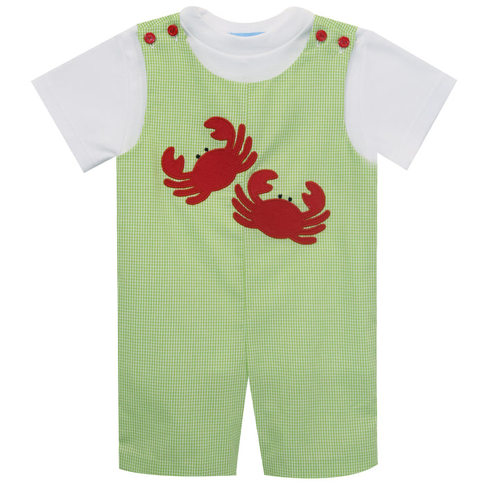 Crabs Applique Boys Shortal