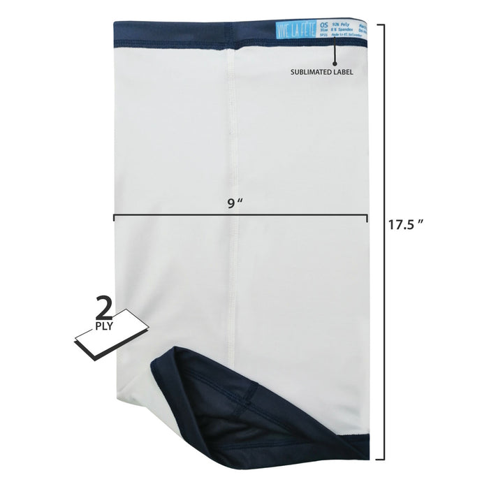 Jackson State Tigers JSU All Over Logo Game Day Collegiate Face Cover Soft 4-Way Stretch Two Ply Neck Gaiter - Vive La Fête - Online Apparel Store