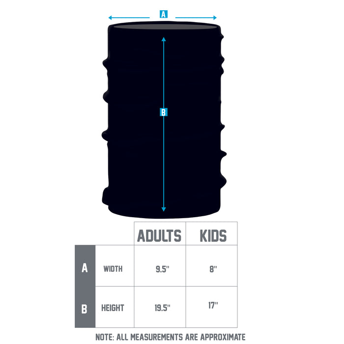 SMU Mustangs Neck Gaiter Solid Royal - Vive La Fête - Online Apparel Store