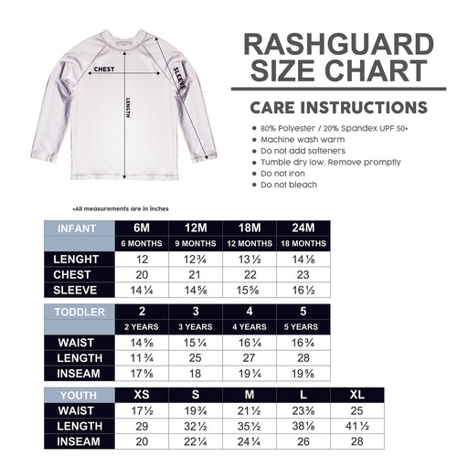 Monmouth Hawks Vive La Fete Logo Blue White Long Sleeve Raglan Rashguard - Vive La Fête - Online Apparel Store