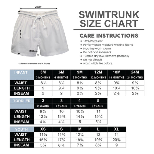 Creighton Bluejays Vive La Fete Game Day Blue White Flag Swimtrunks - Vive La Fête - Online Apparel Store