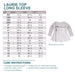 East Tennessee State Big Logo Blue Stripes Long Sleeve Girls Laurie Top - Vive La Fête - Online Apparel Store