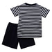 Sloth Applique Navy Knit Short Sleeve Boys Short Set - Vive La Fête - Online Apparel Store