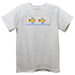 Fishing White Knit Short Sleeve Boys Tee Shirt