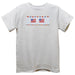 4Th Of July White Knit Short Sleeve Boys Tee Shirt