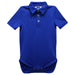 Royal Solid Fly Knit Short Sleeve Polo Onesie
