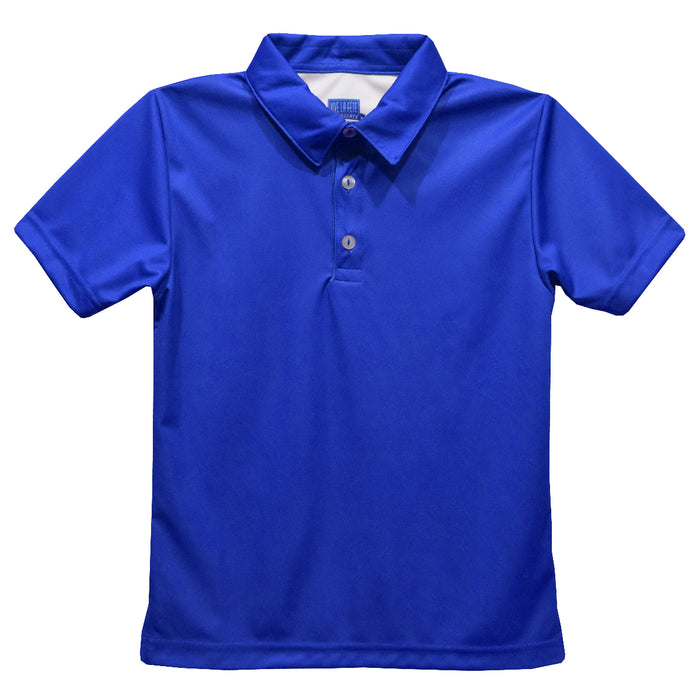 Royal Solid Fly Knit Short Sleeve Polo