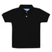 Black Solid Short Sleeve Polo Box Shirt