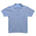 Light Blue Solid  Short Sleeve Polo Box Shirt