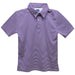 Purple Fly knit Pencil Stripe Short Sleeve Polo