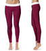 Maroon Women Yoga Leggings 2.5 Waist Tights" - Vive La Fête - Online Apparel Store